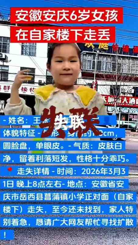  家门口≠安全区：6岁女童失踪案的监控盲区技术复盘与系统性防范 新闻